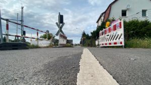 werder havel schranke bahnübergang