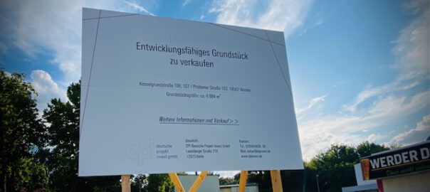 werder havel netto verkaufsschild bild bernd reiher werderanderhavel.de
