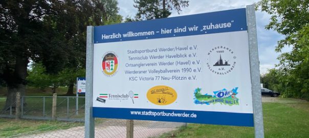 werder havel kegelbahn tennisclub anglerverein volleyballberein adolf damaschke straße foto bernd reiher werderanderhavel.de