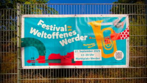 werder havel festival weltoffenes werder banner foto bernd reiher werderanderhavel.de
