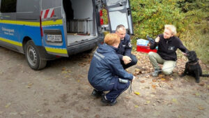 werder havel Mitarbeiter Ordnungsamt Training mit Hundeschule Werder_Foto_Stadt Werder_Havel_mw
