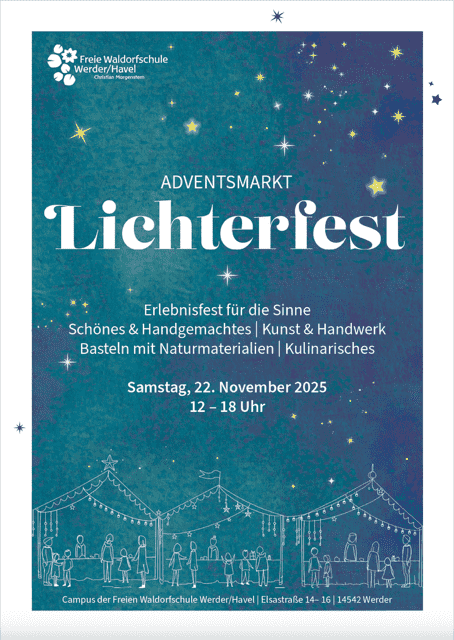 werder havel Plakat_Lichterfest_quelle Waldorfschule