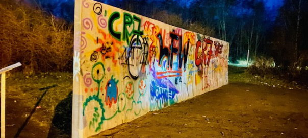 werder havel graffitiwand havelauen foto berndreiher werderanderhavel.de