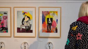 werder havel Dorothea Huber 3 von 6 Zeichnungen ,Was ist' mit Toninstallation von Joh Weisgerber Foto und Quelle Stadt Werder H_hkx