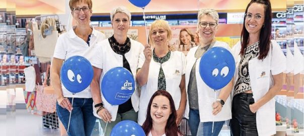 Teamfoto dm-Markt Werder Bild und Bildquelle: Mit freundlicher Genehmigung pressestelle dm